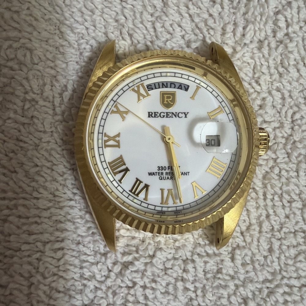 Vintage Regency Quartz Mens Watch 330m Dive, 40mm, No Battery, No Band